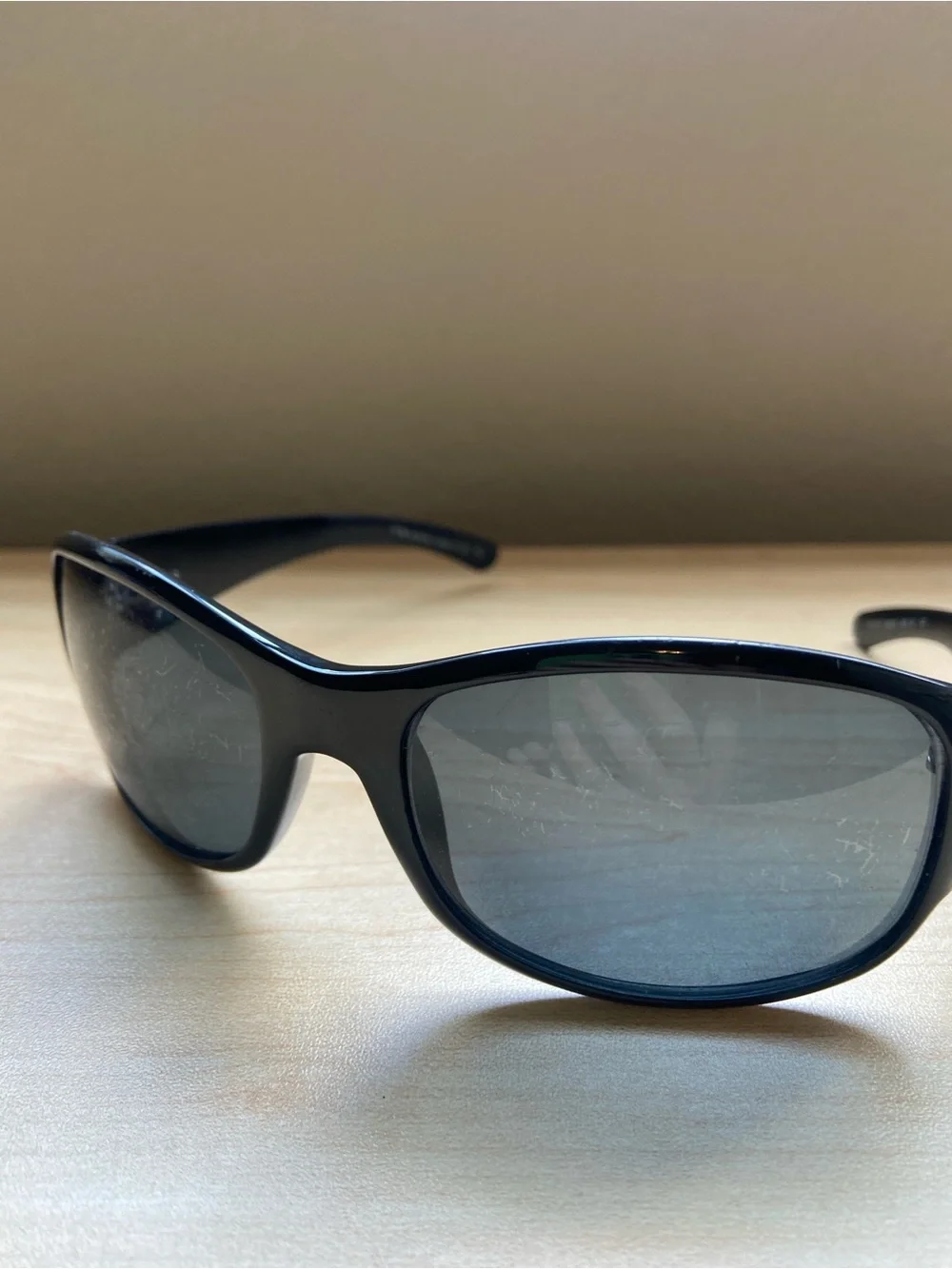 Prada SPR 12F Black Shell Sunglasses Made in Italy
